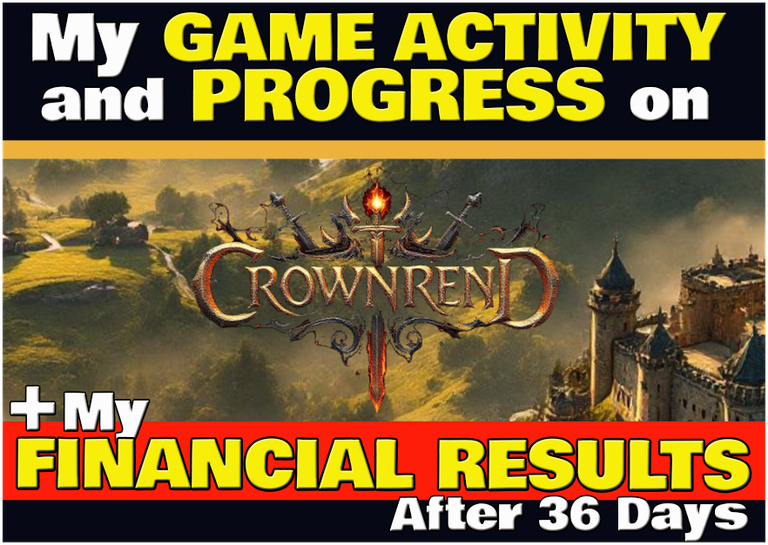 CROWNREND: My gaming activity + My financial results after 36 days (ENG/ITA)