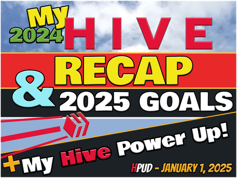 My 2024 Hive Recap + My 2025 Hive Goals! + My Partecipation in January HPUD! (ENG/ITA)