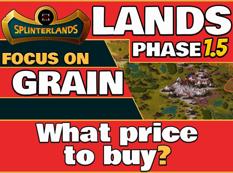 My Lands Worksites Optimization + Focus on GRAIN: Where to buy it and why and at what price to buy it!