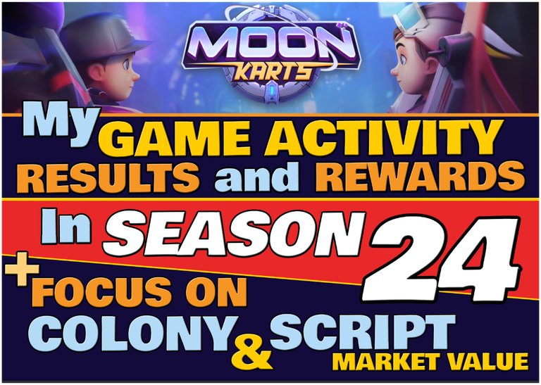 Moon Karts: Recent News + My Game Activity, My Results and Rewards in Season 24 (ENG/ITA)