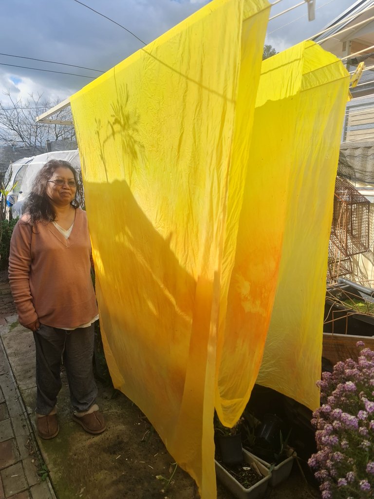 Calendula also makes a spectacularyellow dye.