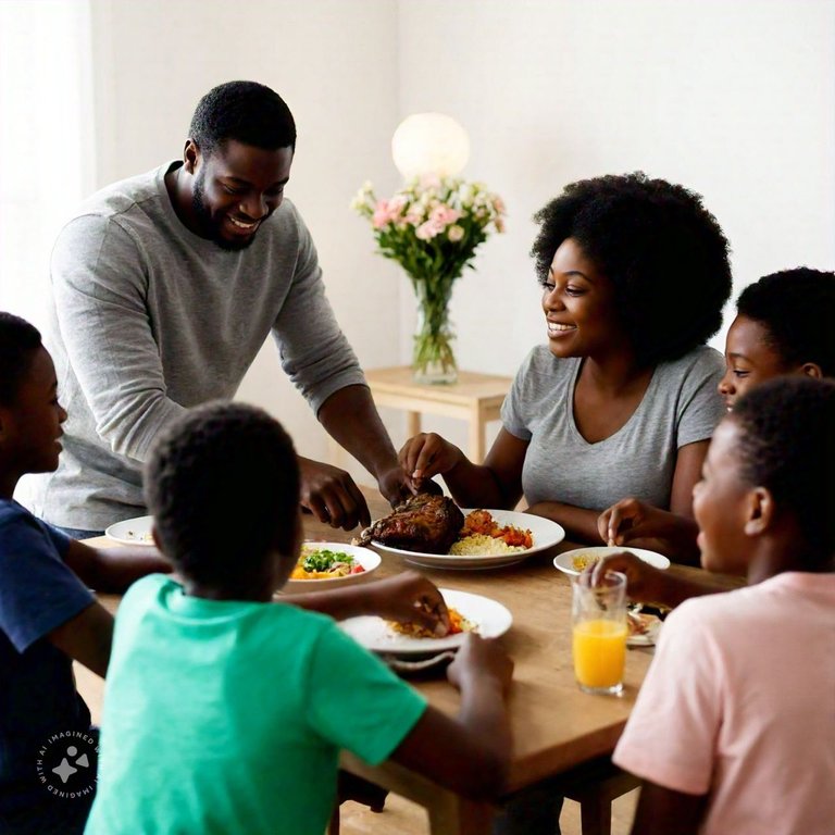 The bond of dining together 