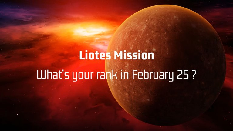 What’s your Rank in February 25 ?