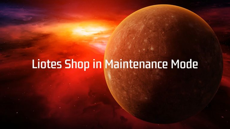 Liotes Shop in Maintenance mode.jpg