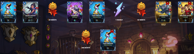 Just got to Gold III. It's tough because of the new card set 😀



#splinterlands ...