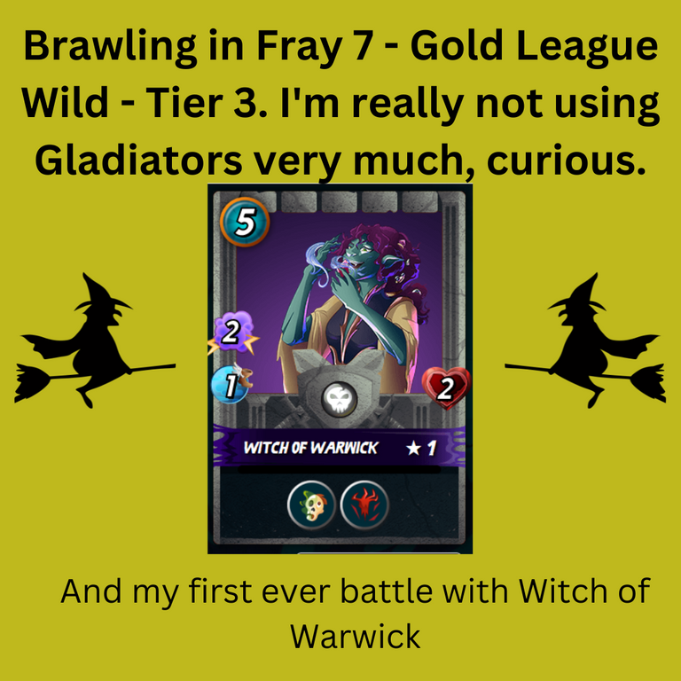 Brawling in Fray 7 - Gold League Wild - Tier 3. I'm really not using Gladiators very much, curious..png