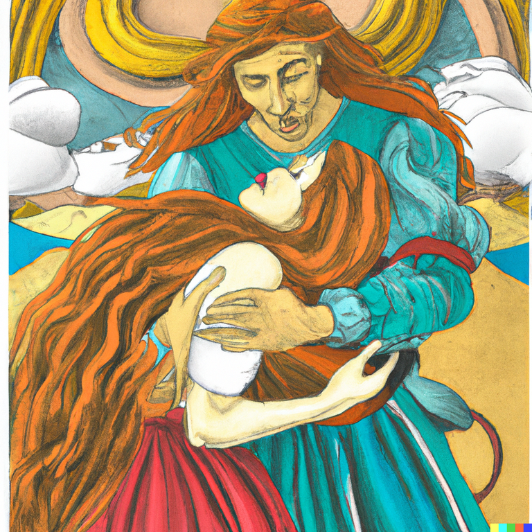 DALL·E 2023-01-22 22.50.16 - Peint botticelli style _ woman and man in love.png