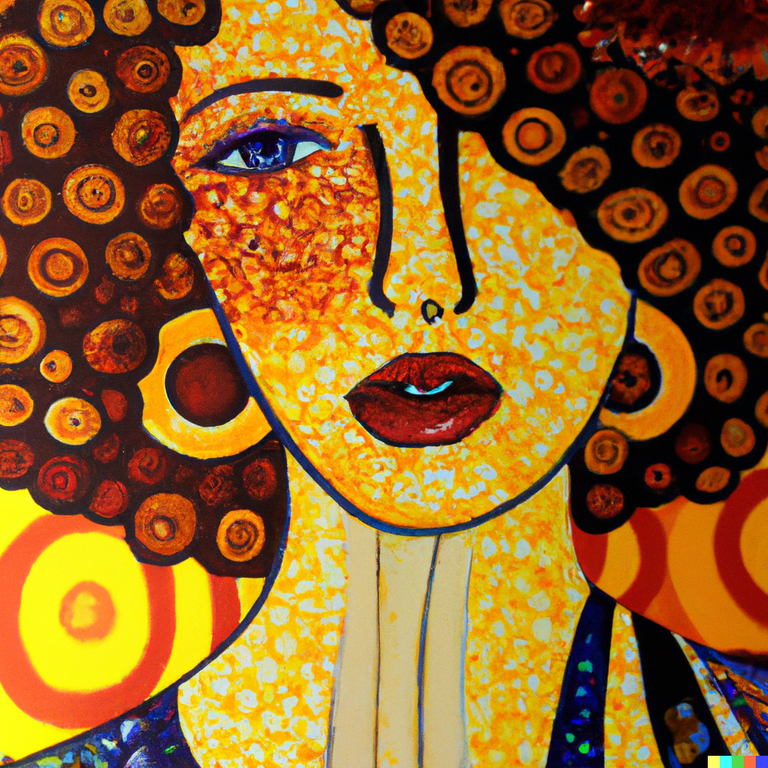 DALL·E 2023-01-20 13.08.12 - Peinture en style klimt de _ je suis émerveillée par la beauté des femmes ells brillent comme le soleil elles sont tellement belles.png