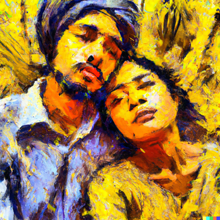 DALL·E 2023-01-22 22.49.05 - Peint van gogh style _ woman and man in love.png