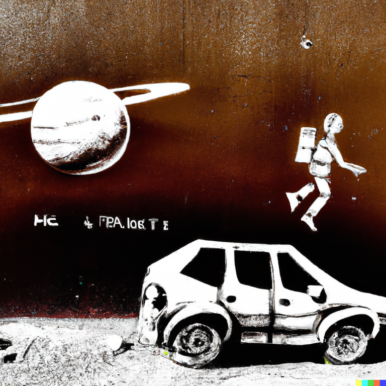 DALL·E 2023-01-19 01.41.10 - Graffiti of a man landing on mars with a regata fiat station wagon .png