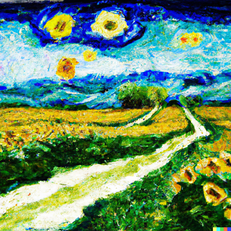 DALL·E 2023-01-17 14.51.42 - pittura in stile van gogh di questa pagina _ Ci sono talvolta i destini che il mondo non ci aveva fornito.png