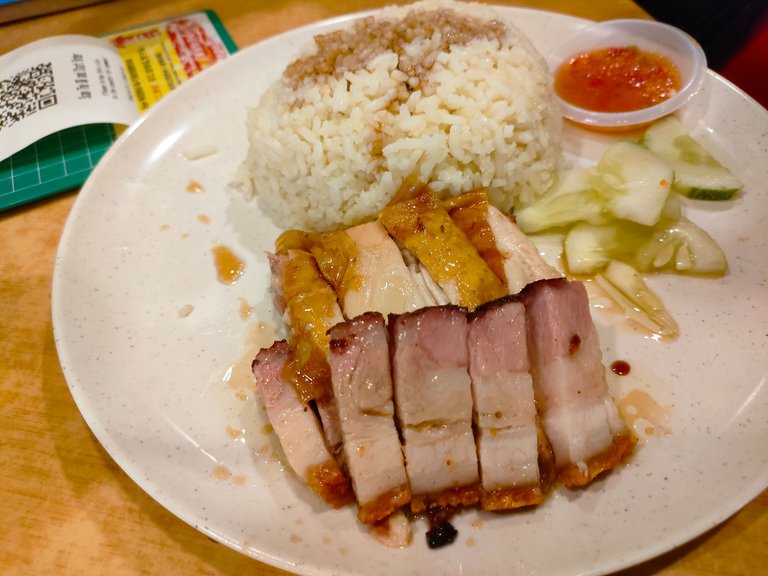 Roast Chicken + Pork Rice