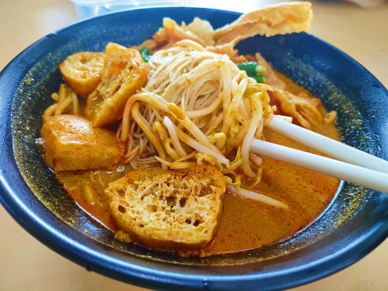 curry beehoon soup