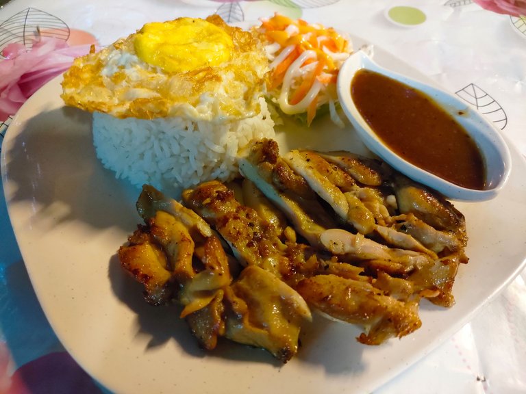 Black Pepper Sauce Chicken Chop Rice