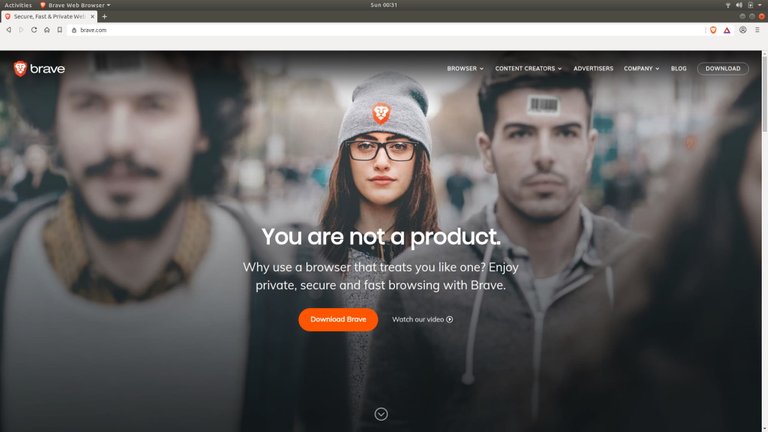 Brave is a product that doesn't want you to be the product