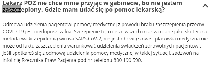 lekarz poz nie przyjmuje niezaszczepiony.png