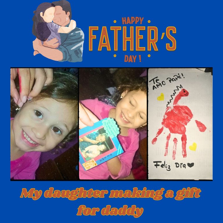 El texto del My daughter making a gift for daddy.jpg