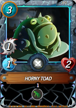 Analysing Splinterlands Cards – Horny Toad