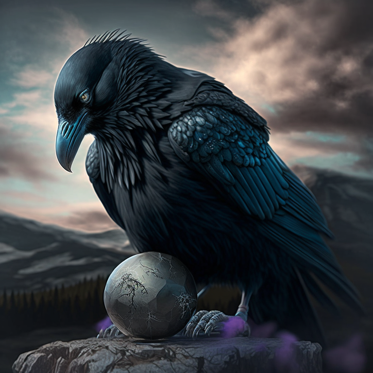 mamrita_black_raven_offering_its_wisdom_7db2986c-2ac4-4e60-9b62-ad13f1e7559d.png