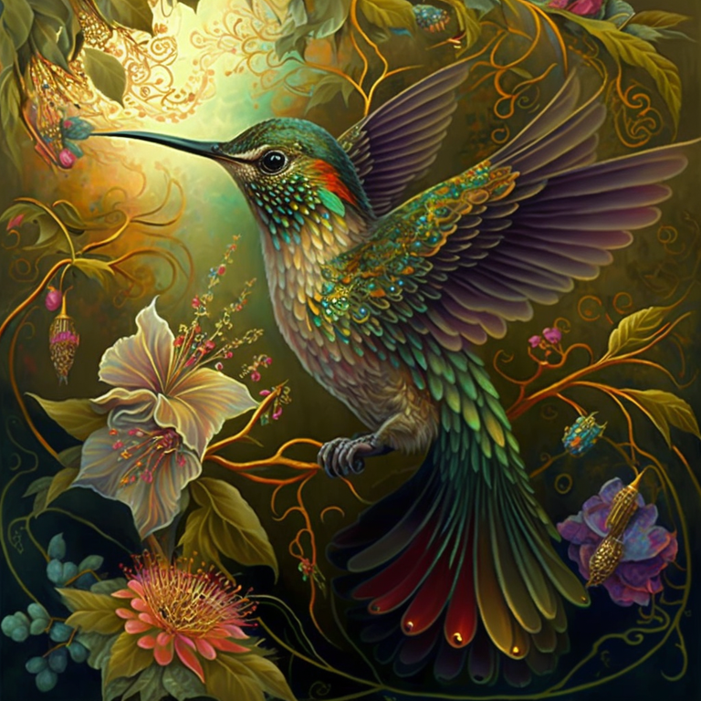 mamrita_hummingbird_offering_the_nectar_of_life._Very_detailed._9c8b0816-3159-499d-992b-85f03682407b.png