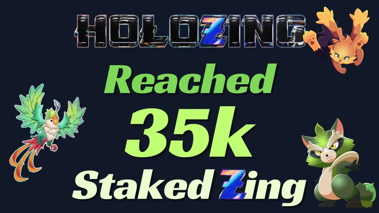 I Crossed 35k+ staked Zing in Holozing | Road to 100k