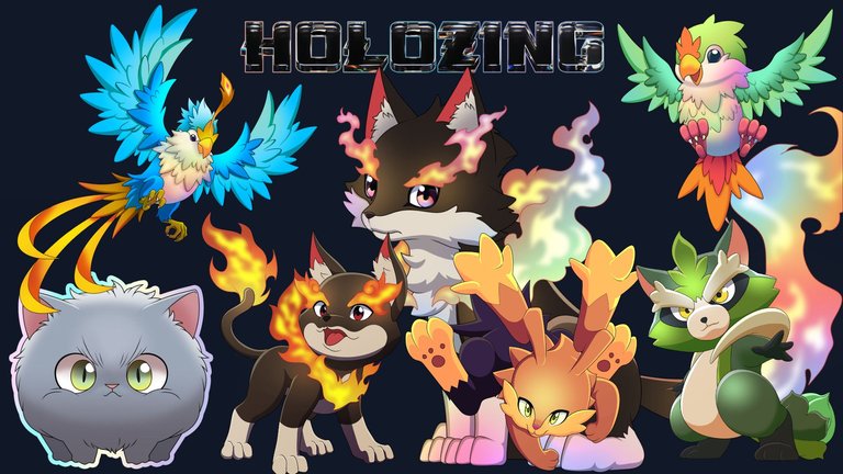 Holozing | Different skin versions of creatures in game