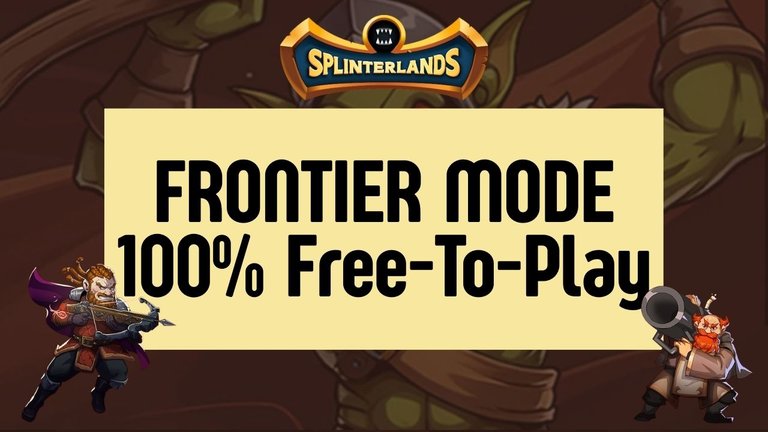 You Don’t wanna miss playing this new Free To Play mode in Splinterlands