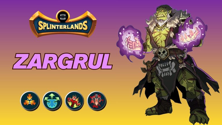 Splinterlands | ZARGRUL is built to Dominate High mana limit matches