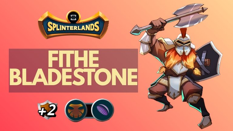 Splinterlands | The FITHE BLADESTONE archon card protects your monsters well