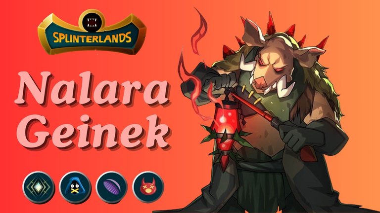 Splinterlands | NALARA GEINEK’s Silence + Stun ability is an Amazing Combo