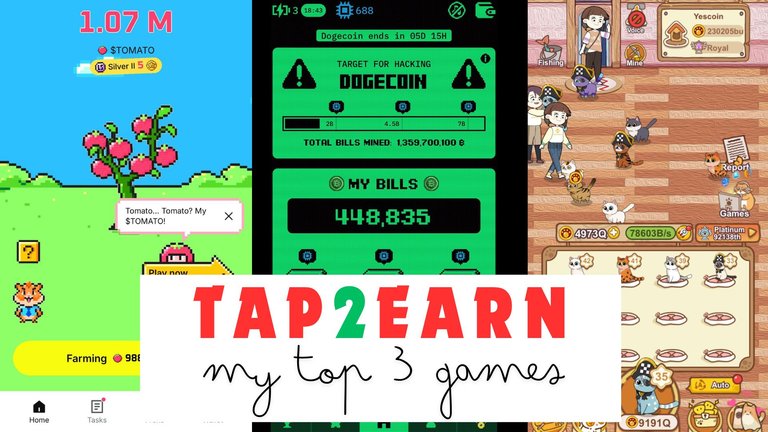 These are my favorite Tap2Earn games on Telegram