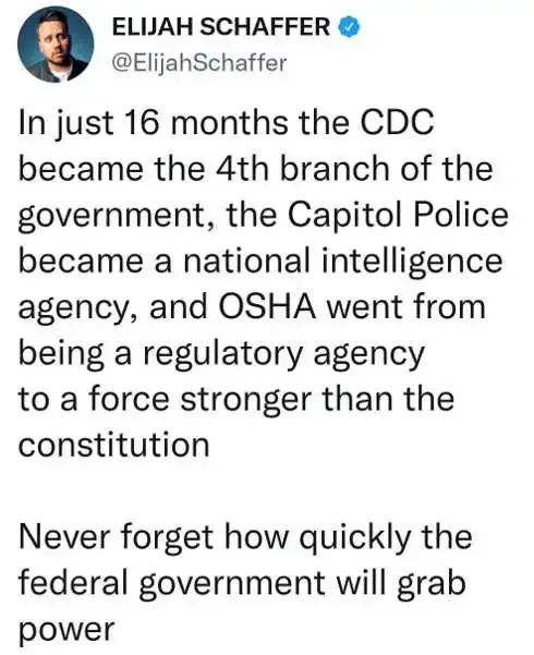 tweet-schafer-16-months-cdc-4th-branch-government-capitol-police-osha-government-grab-power.webp