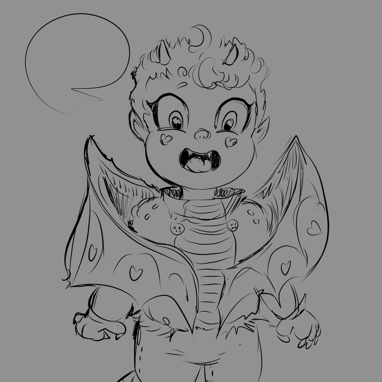 bebe dragon humano lineart 2.png