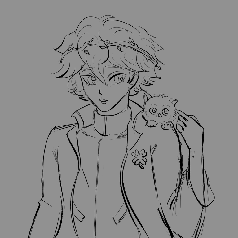 lineart de forest cats.png