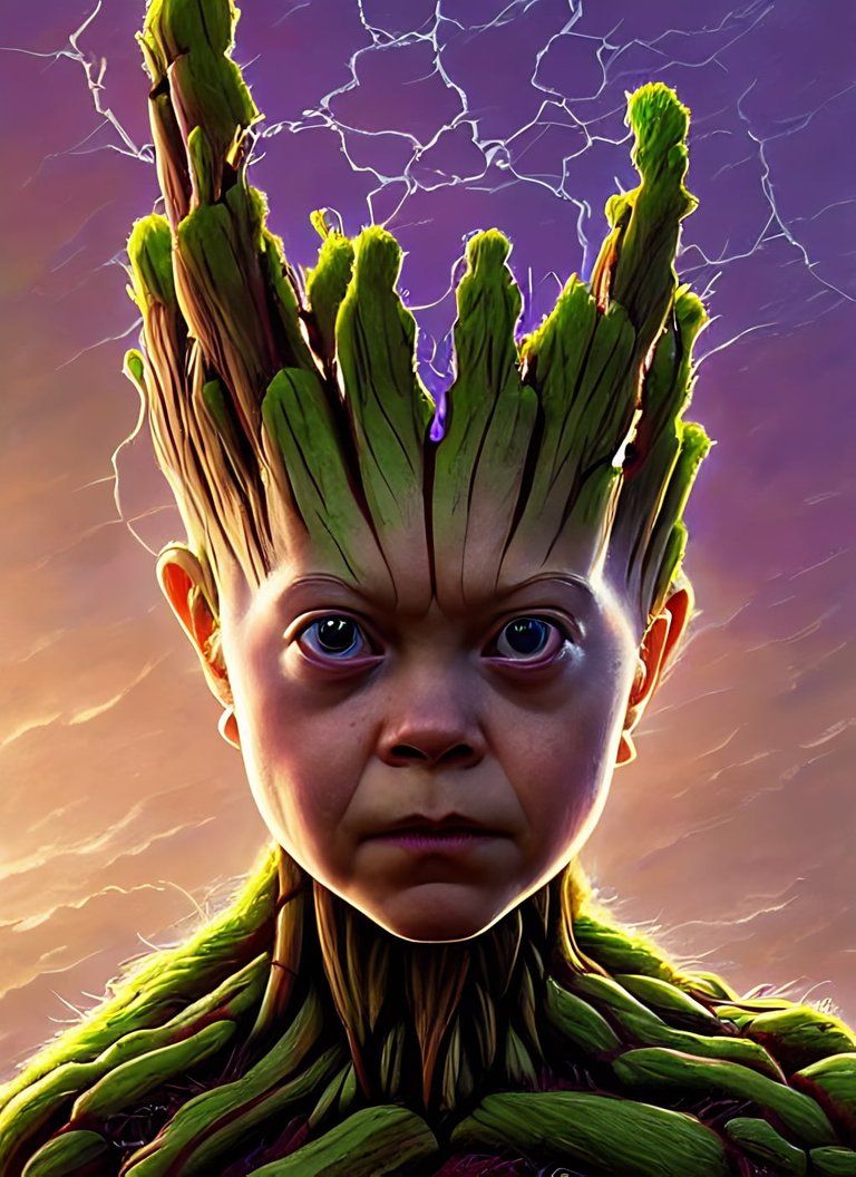 symmetry!! portrait of  Greta Thunberg as Groot (3).jpg