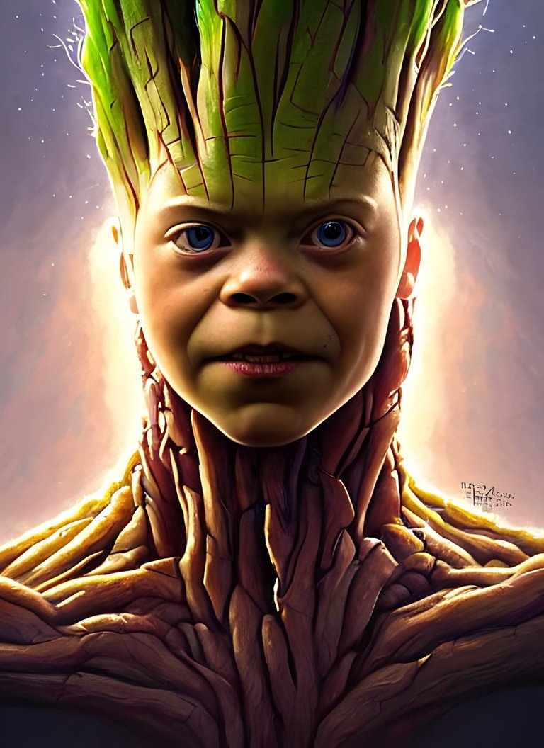 symmetry!! portrait of  Greta Thunberg as Groot (2).jpg