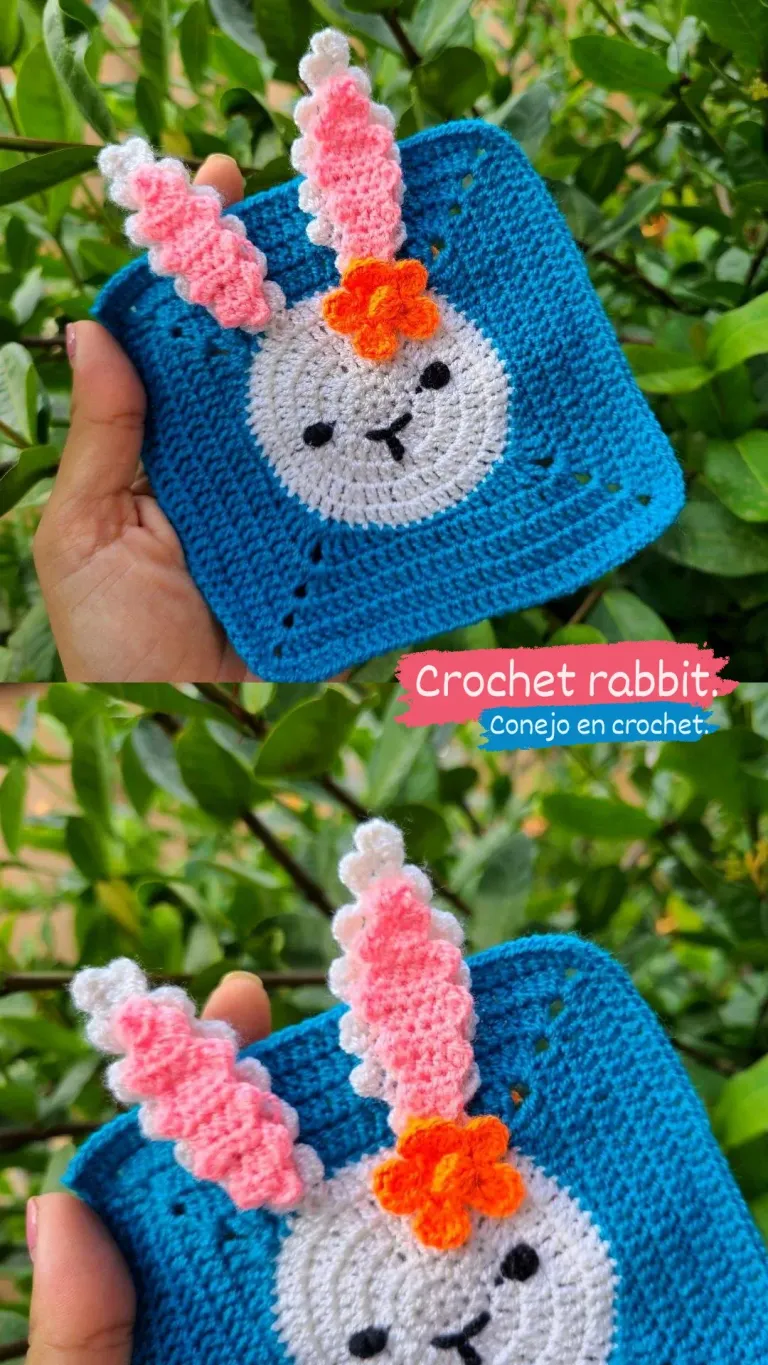 Tutorial: Rabbit design inside a grannys - Diseño de coneja dentro en un grannys. 🐰🧶