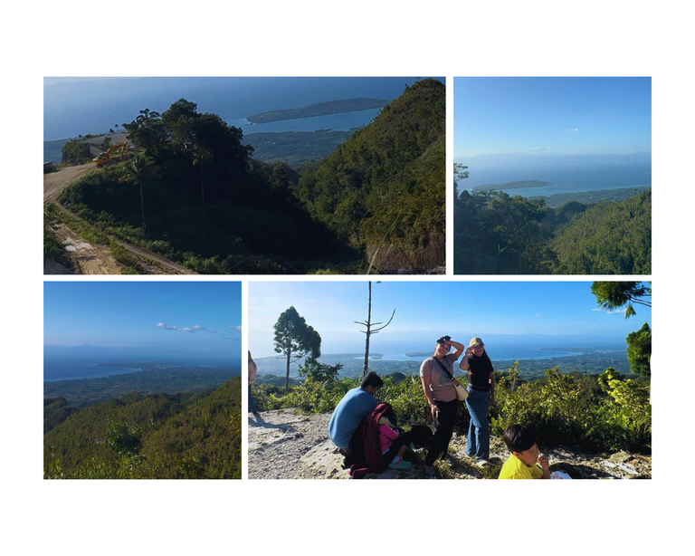 Blue Beautiful Mountain And Sky Mood Board Photo Collage .png