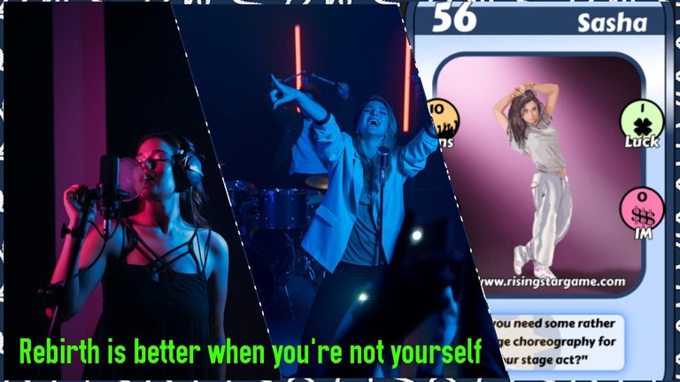 Rebirth is better when you're not yourself, Sasha.