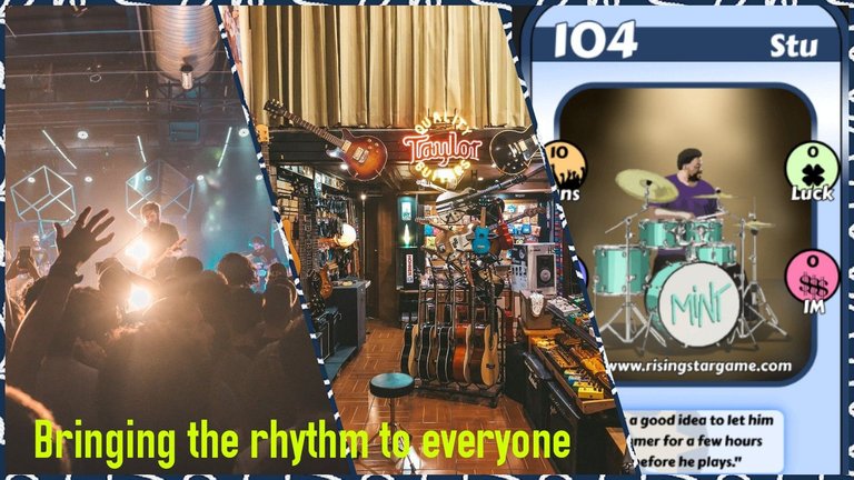 Bringing the rhythm to everyone, Stu.