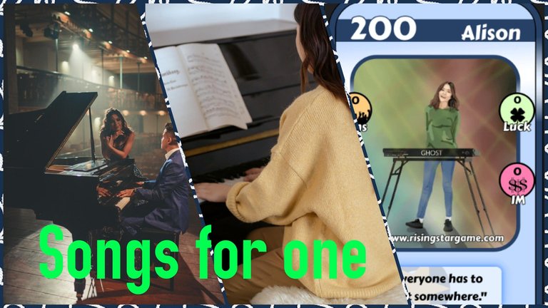 Songs for one, Alison.