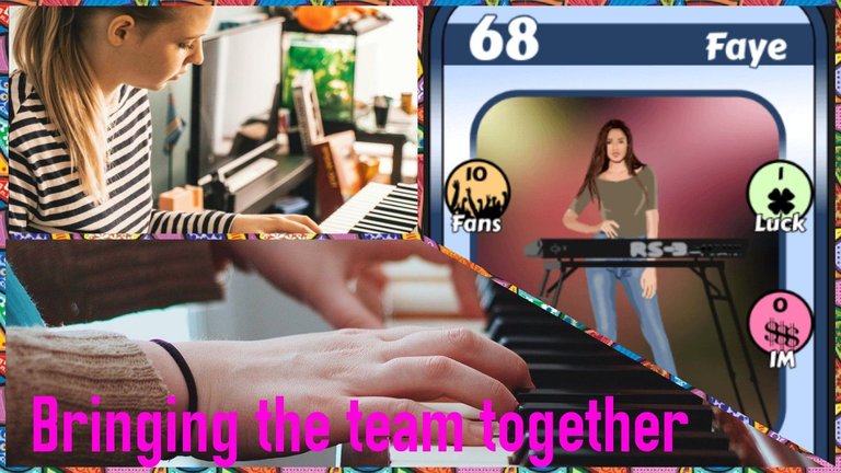 Bringing the team together, Faye.