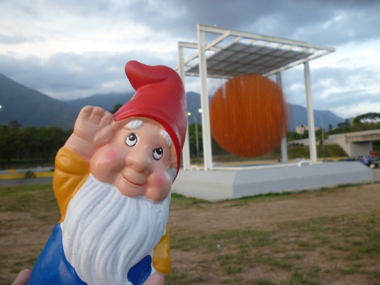 My travelling gnome - Photo taken by me in 2018