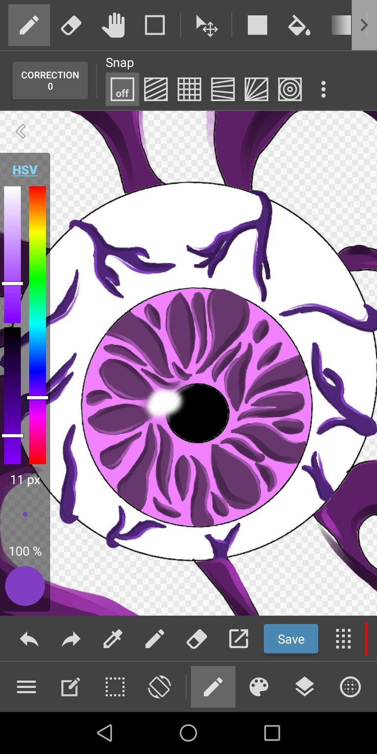 Step 9 - Dark Shade - Cornea