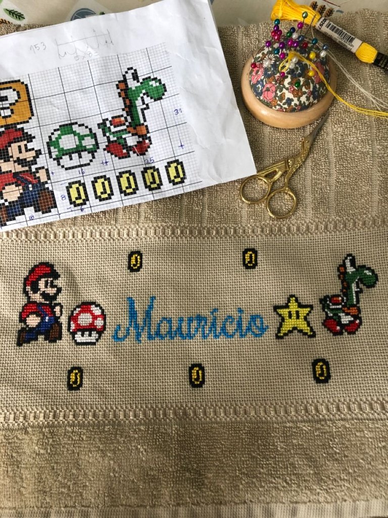 Mauricio name cross stitch mario bross.jpeg