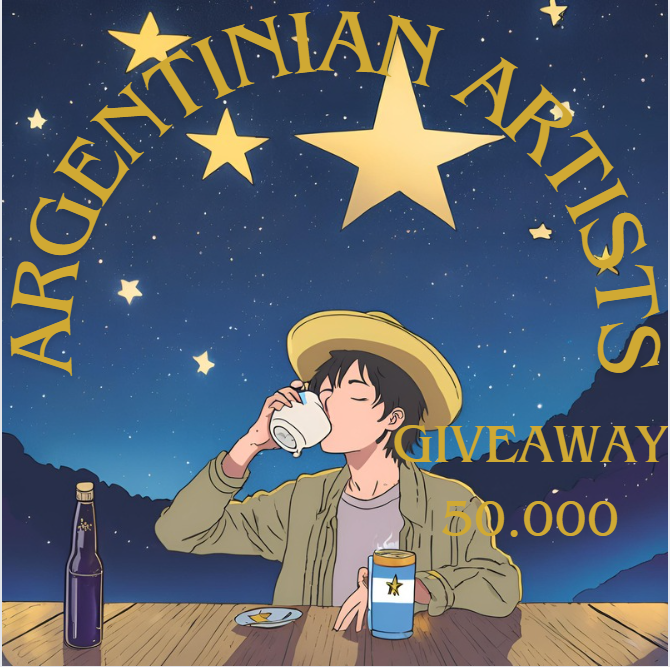 ⭐️⭐️Argentinian Artists + Rising Star Giveaway 50.000 ⭐️⭐️