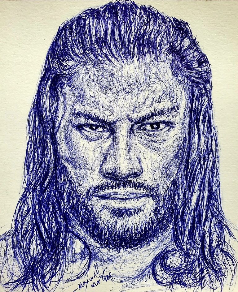 Very Easy - Roman reigns Drawing | WWE - YouTube