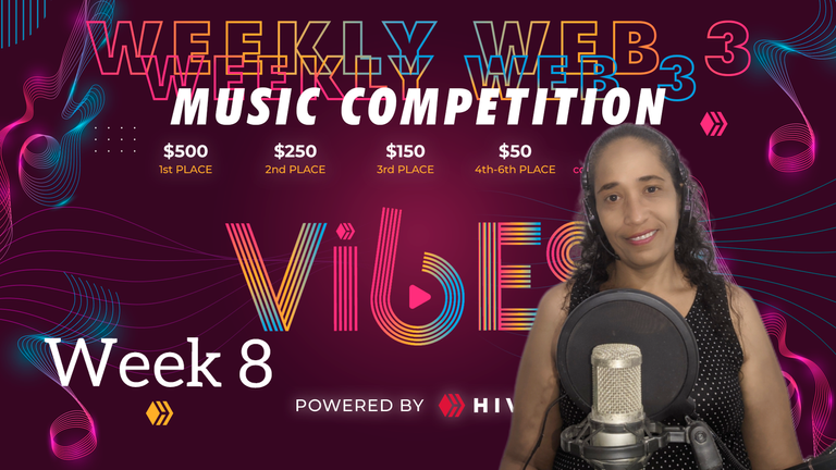 Esp-Eng.- Vibes web3-Music competición week 8 - Como quisiera decirte - Los Ángeles negros/ cover @mayifiestas