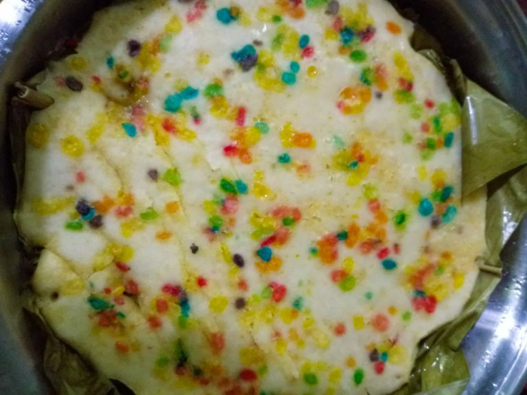 Bibingka with festive toppings