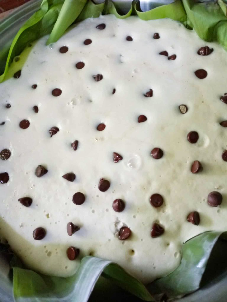 Bibingka with chocolate goodness